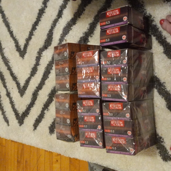 Hair color :3 colors (berry brown 9x) (delicate auburn 3x)(chocolate copper 6x) - Picture 3 of 3